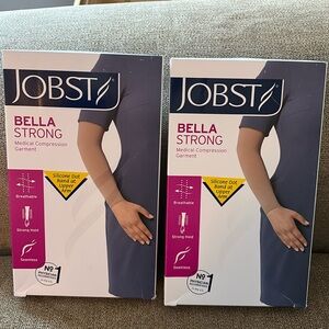 JOBST COMPRESSION ARM SLEEVE 15-20 mmHg size 9 long beige new in box. Beige